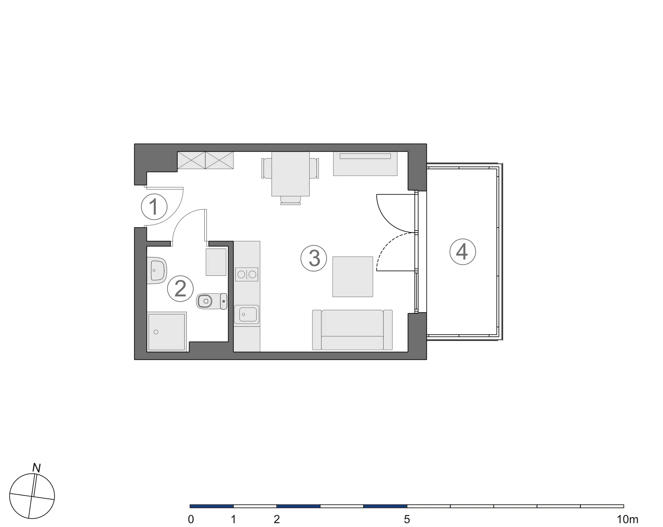 Rzut 2D lokalu 4-A.3.2