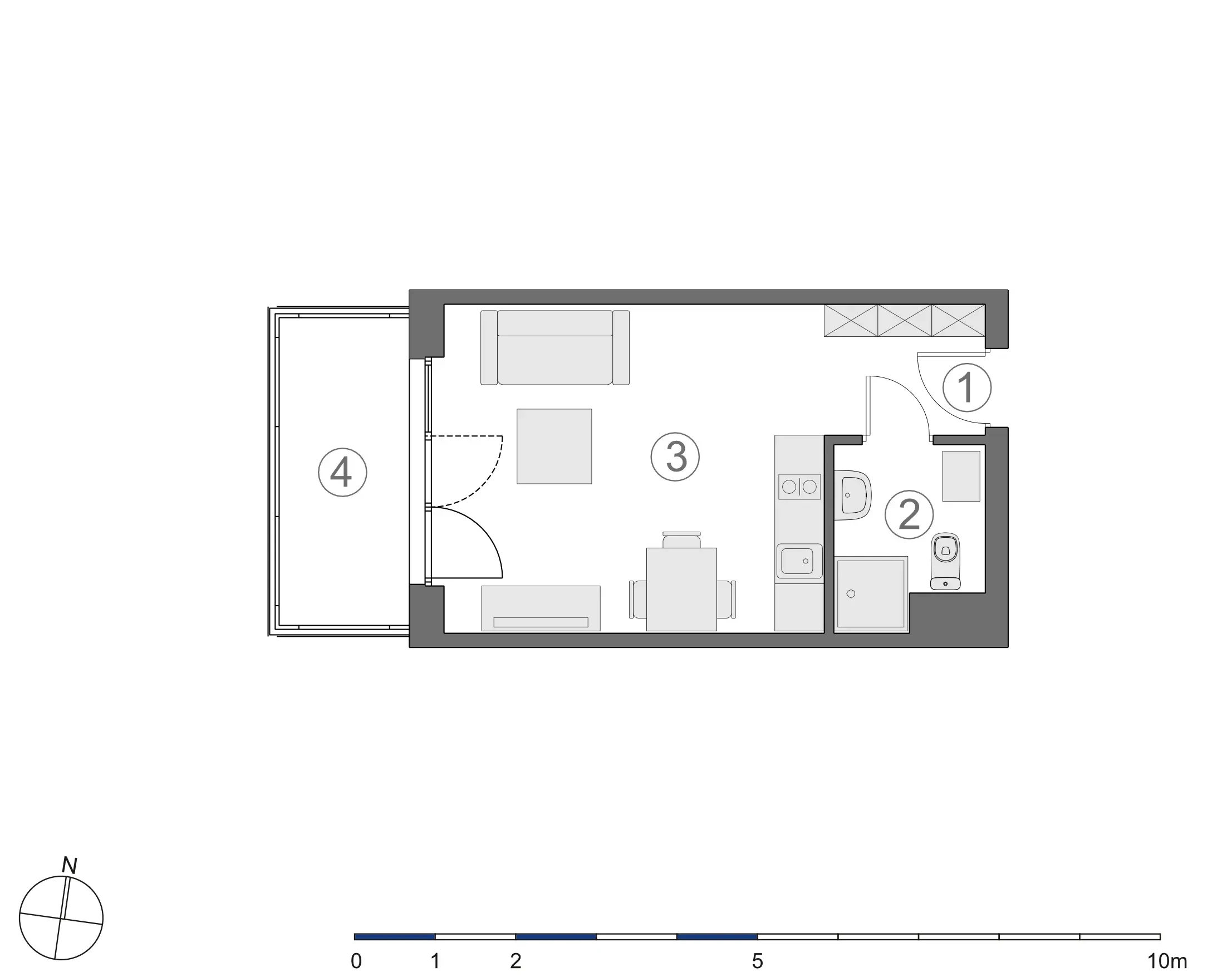 Rzut 2D lokalu 4-A.3.5