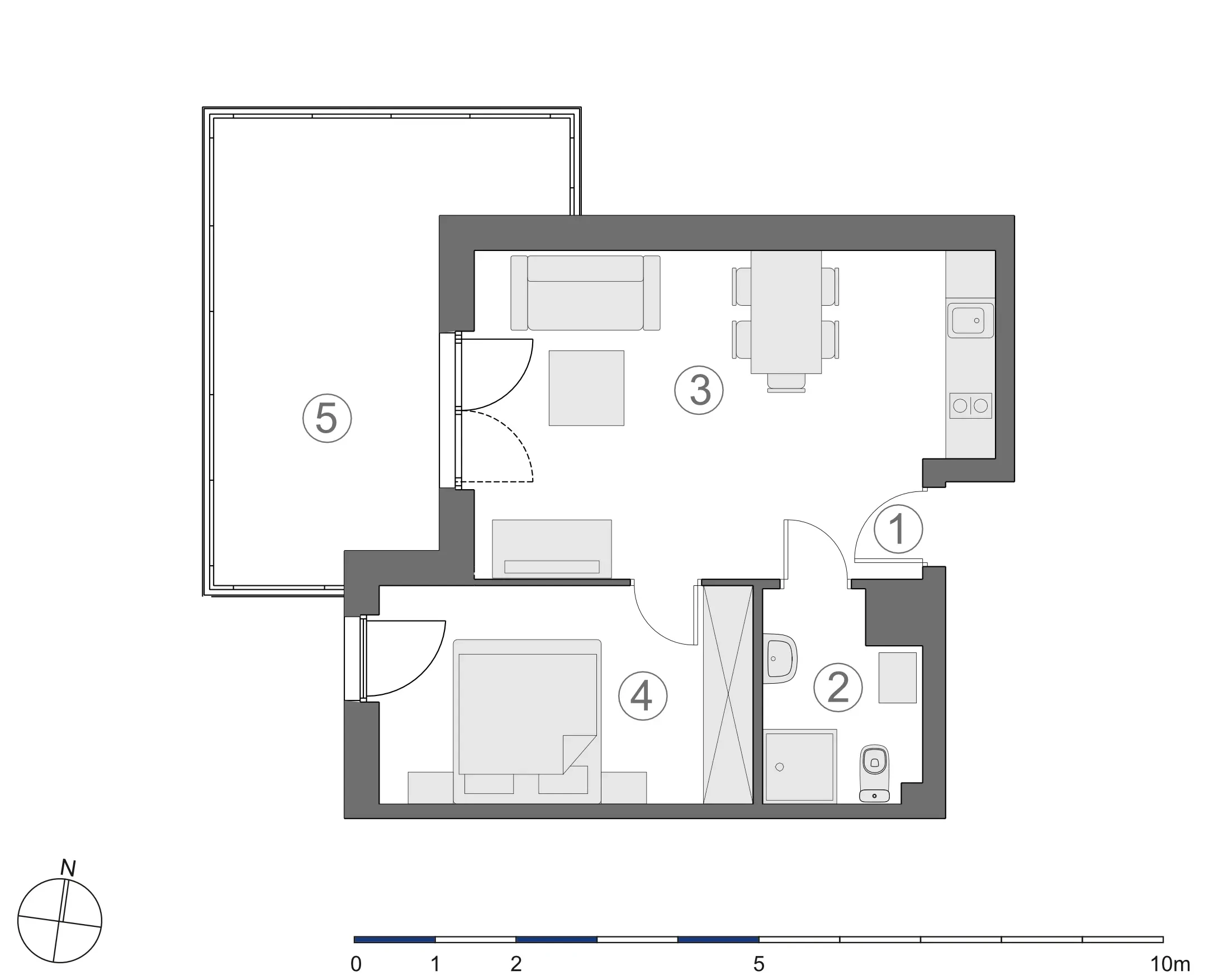 Rzut 2D lokalu 4-A.3.6