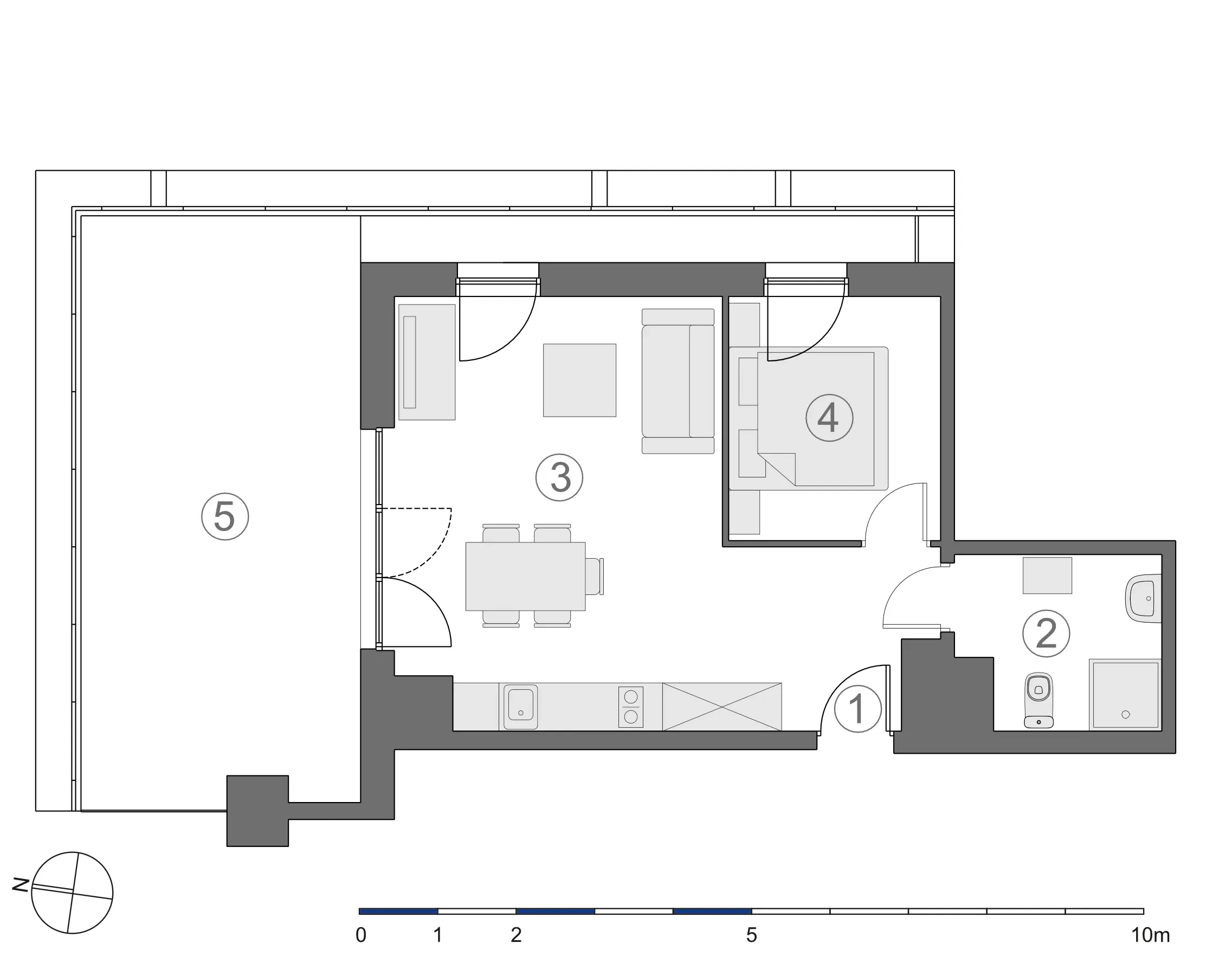 Rzut 2D lokalu 3-A.4.2